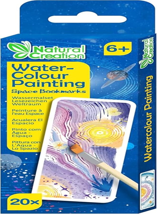 Natural Creation Watercolour Painting Bookmarks Space